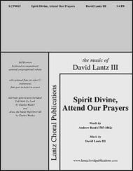 Spirit Divine, Attend Our Prayers SATB choral sheet music cover Thumbnail